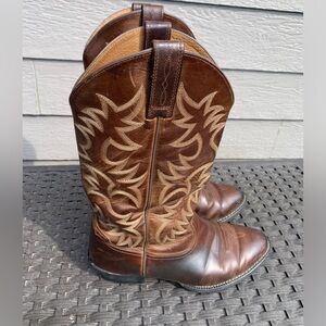 Ariat Heritage Western Cowboy Boots Brown 9.5 EE